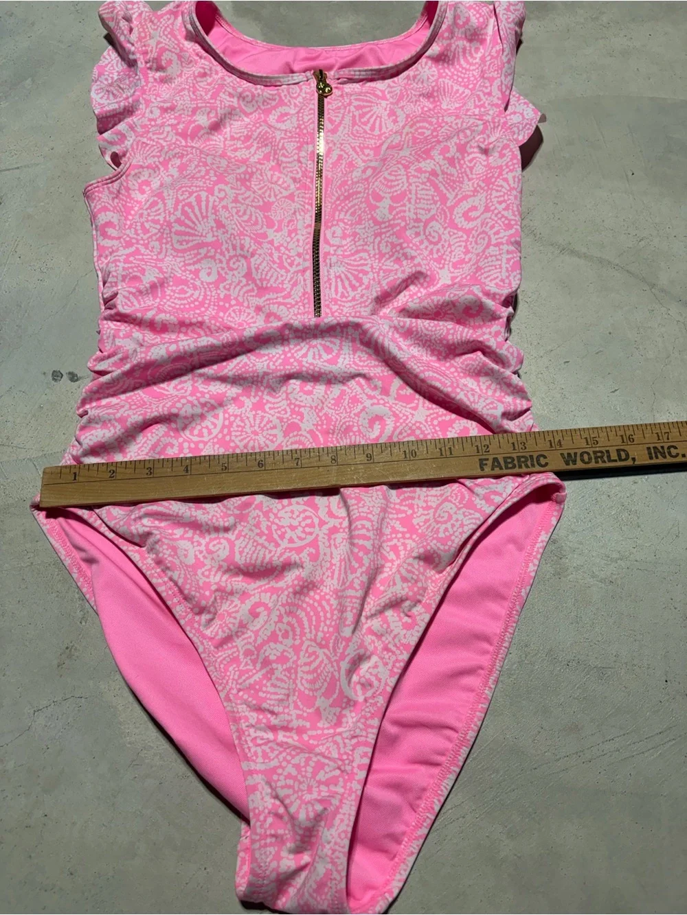 Lilly Pulitzer Pink Paisley One-Piece Swimsuit